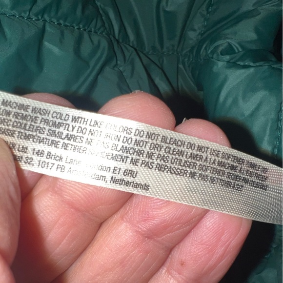 Free People Movement Off The Bleachers Coaches Women's Jacket Emerald Green Sm - Picture 14 of 14